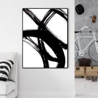 Wall Art - Minimalist Black - Canvas Prints-Poster Prints - Image 3