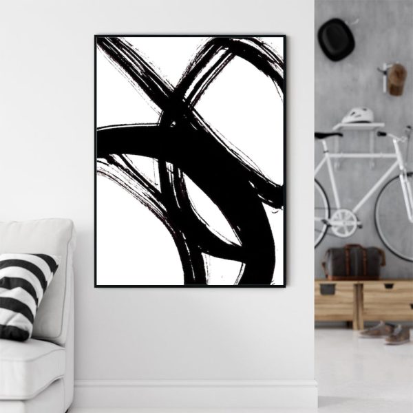 Wall Art - Minimalist Black - Canvas Prints-Poster Prints - Image 3