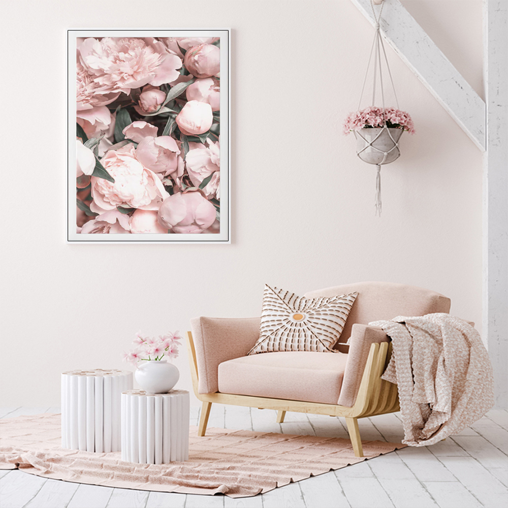 Wall Art - Peony - Canvas Prints-Poster Prints - Art Prints Melbourne ...