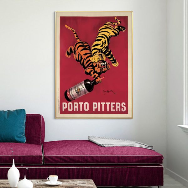 Wall Art - Porto Pitters Vintage - Canvas Prints-Poster Prints