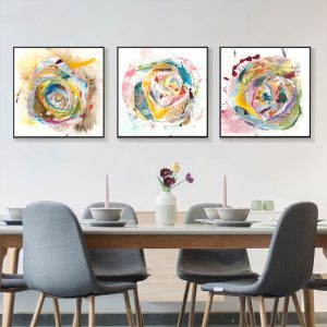 Wall Art - Roses (3 sets) - Canvas Prints-Poster Prints