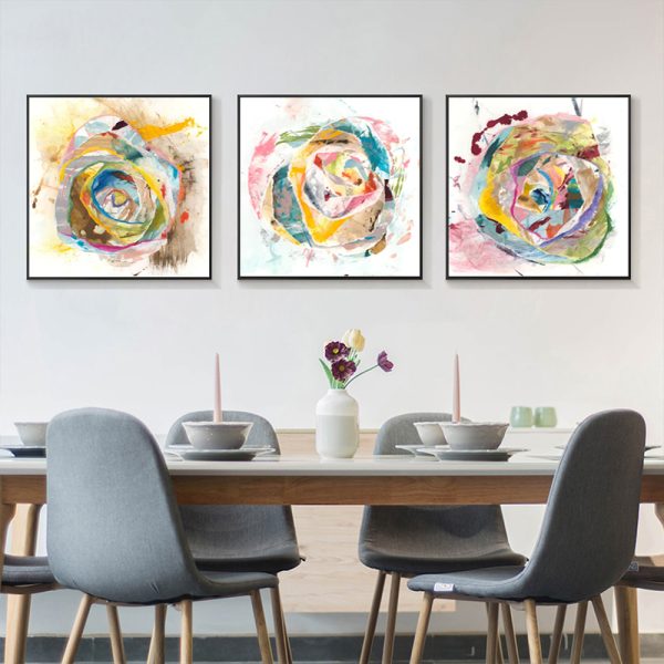 Wall Art - Roses (3 sets) - Canvas Prints-Poster Prints