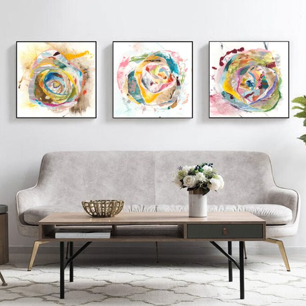 Wall Art - Roses (3 sets) - Canvas Prints-Poster Prints - Image 3