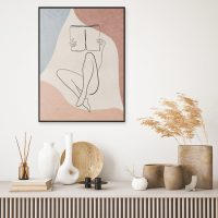 Wall Art - Woman Reading Book - Canvas Prints-Poster Prints