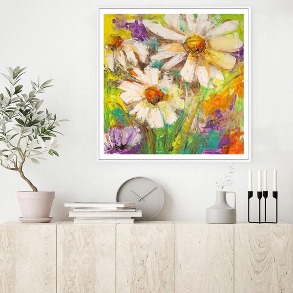 Wall Art - Daisy - Canvas Prints-Poster Prints - Image 3