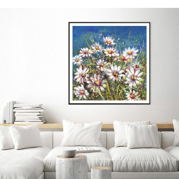 Wall Art - Daisy Spring - Canvas Prints-Poster Prints