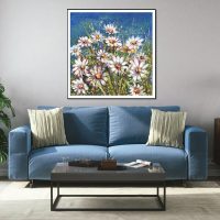 Wall Art - Daisy Spring - Canvas Prints-Poster Prints - Image 2