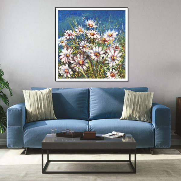 Wall Art - Daisy Spring - Canvas Prints-Poster Prints - Image 2