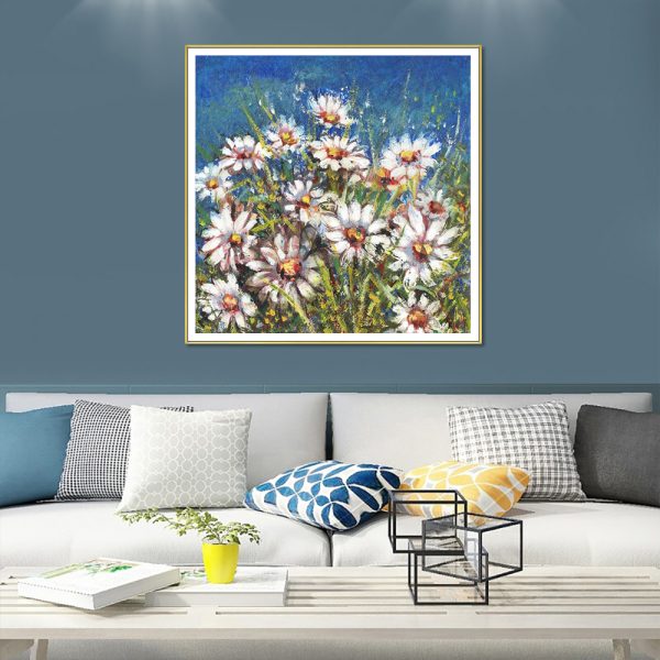 Wall Art - Daisy Spring - Canvas Prints-Poster Prints - Image 3