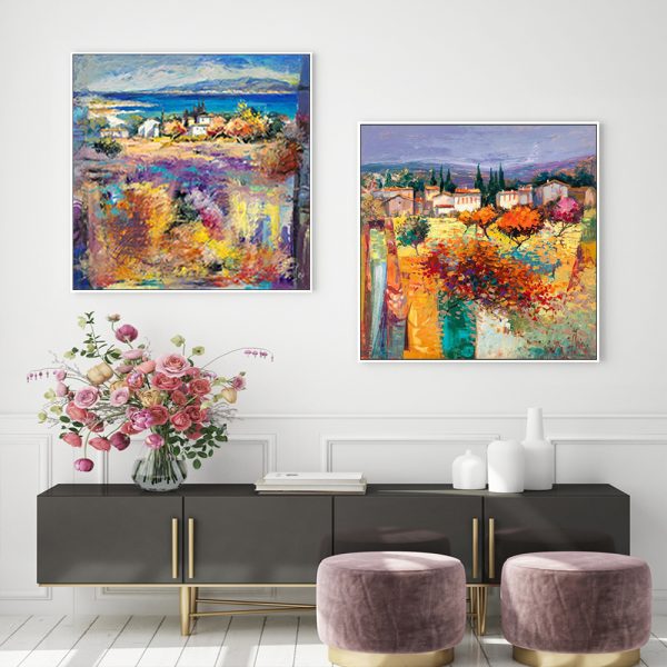 Wall Art - Estate Italiana (2 sets)- Canvas Prints-Poster Prints - Image 3
