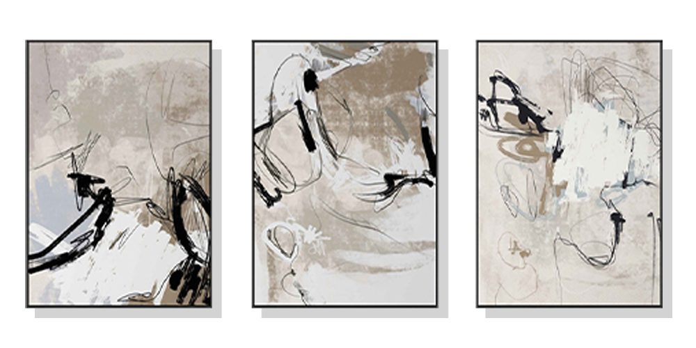 Modern Abstract Beige