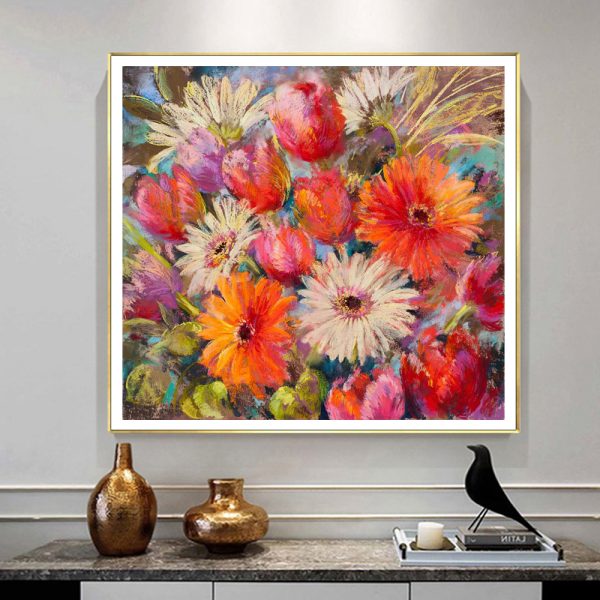 Wall Art - Summer Floral - Canvas Prints-Poster Prints - Image 2