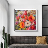 Wall Art - Summer Floral - Canvas Prints-Poster Prints - Image 3