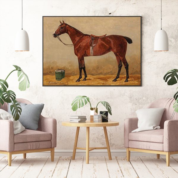 Wall Art - Vintage Horse II - Canvas Prints-Poster Prints - Image 2