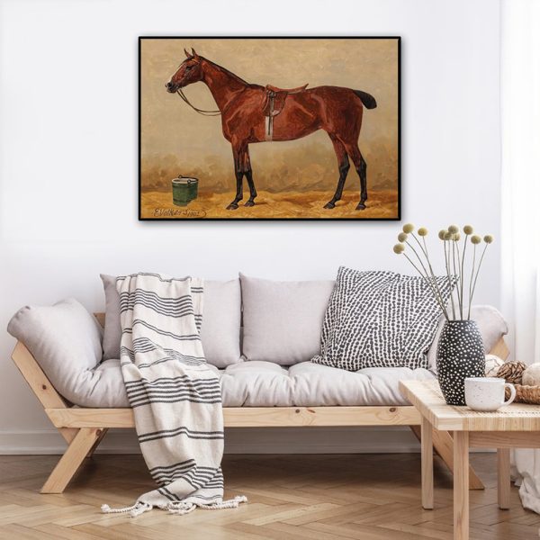 Wall Art - Vintage Horse II - Canvas Prints-Poster Prints - Image 3