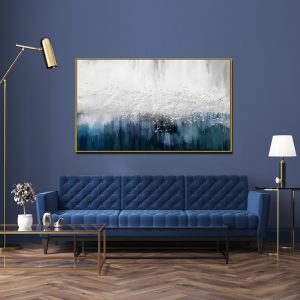 Wall Art - Blue Dancing - Canvas Prints-Poster Prints