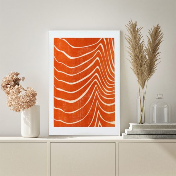 Wall Art - Abstract Orange - Canvas Prints-Poster Prints - Image 2