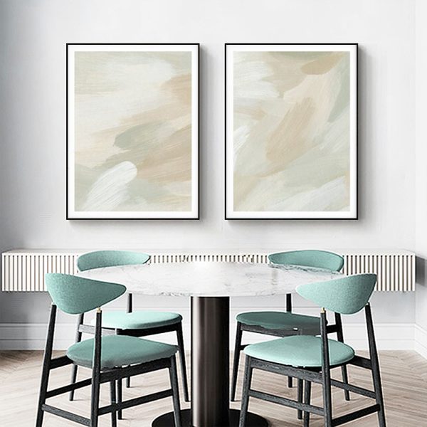 Wall art - Beige and Sage Green (2 sets)- Canvas Prints- Poster Prints - Image 3