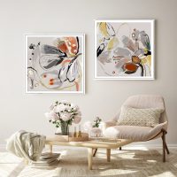 Wall Art - Blooming Spring Floral (2 sets)- Canvas Prints-Poster Prints