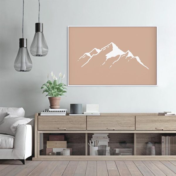 Wall Art - Boho Mountain- Canvas Prints-Poster Prints
