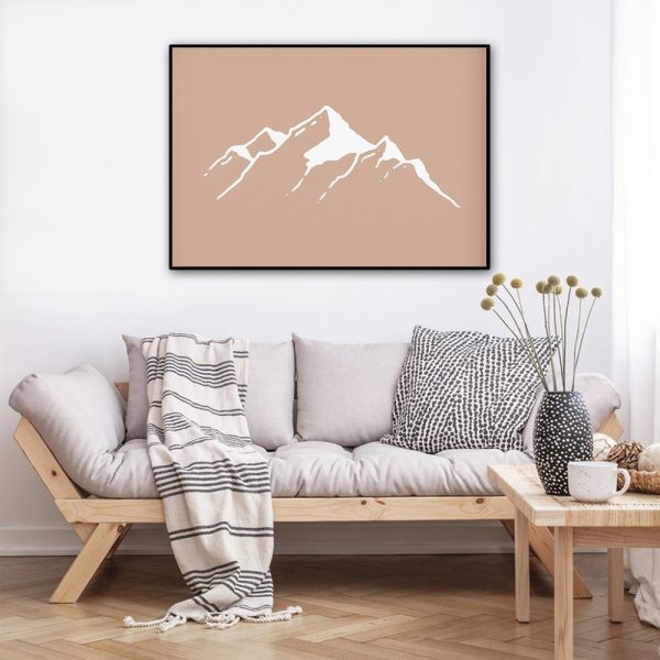 Wall Art - Boho Mountain- Canvas Prints-Poster Prints - Image 2