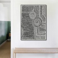 Wall Art - Clustered Dots A - Canvas Prints-Poster Prints - Image 2