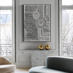 Wall Art - Clustered Dots A - Canvas Prints-Poster Prints