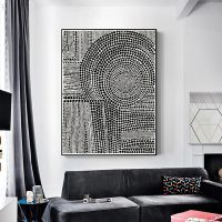 Wall Art - Clustered Dots B - Canvas Prints-Poster Prints