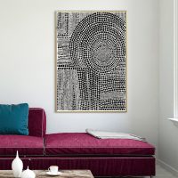 Wall Art - Clustered Dots B - Canvas Prints-Poster Prints - Image 3