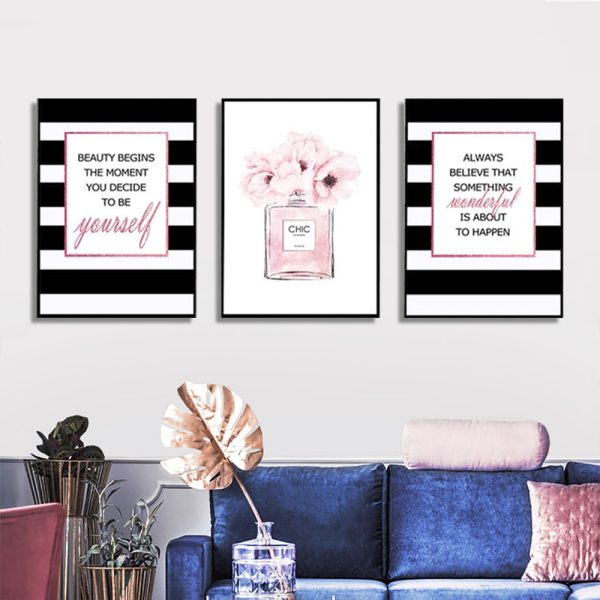Wall Art - Fashion Prints (3 Sets) - Poster Prints -Canvas Prints - Image 2