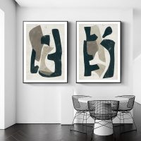 Wall art - Abstract Puzzle (2 sets)- Canvas Prints- Poster Prints - Image 2