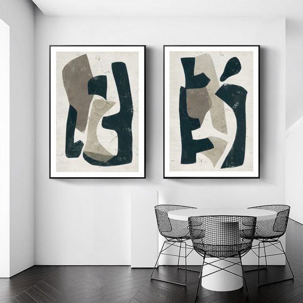 Wall art - Abstract Puzzle (2 sets)- Canvas Prints- Poster Prints - Image 2