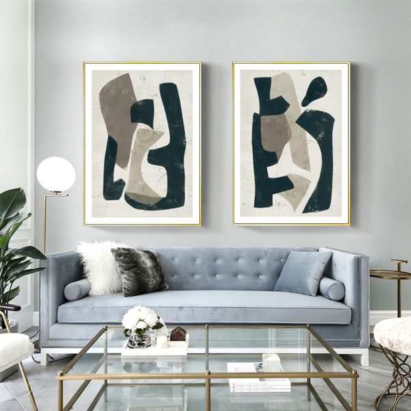 Wall art - Abstract Puzzle (2 sets)- Canvas Prints- Poster Prints - Image 3