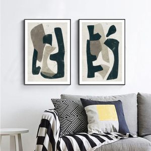 Wall art - Abstract Puzzle (2 sets)- Canvas Prints- Poster Prints