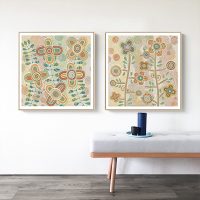 Wall Art - Lovely Pattern II (2 sets)- Canvas Prints-Poster Prints