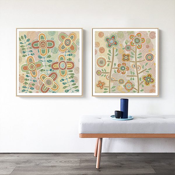 Wall Art - Lovely Pattern II (2 sets)- Canvas Prints-Poster Prints
