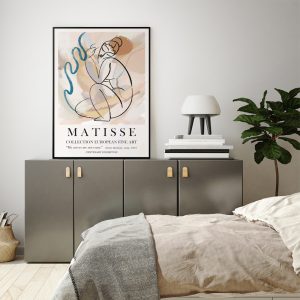 Wall Art - Matisse Nude Line - Canvas Prints-Poster Prints