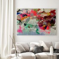 Wall Art - Abstract Free Flow - Canvas Prints-Poster Prints - Image 2