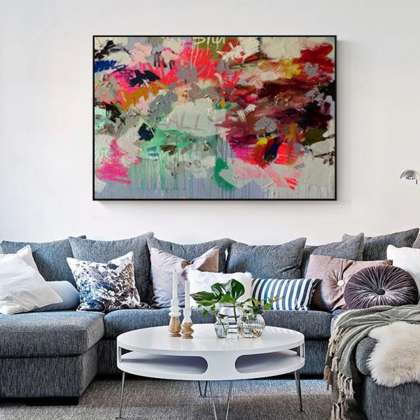 Wall Art - Abstract Free Flow - Canvas Prints-Poster Prints - Image 3