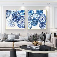 Wall Art - Blue Day (2 sets)- Canvas Prints-Poster Prints - Image 2