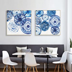 Wall Art - Blue Day (2 sets)- Canvas Prints-Poster Prints