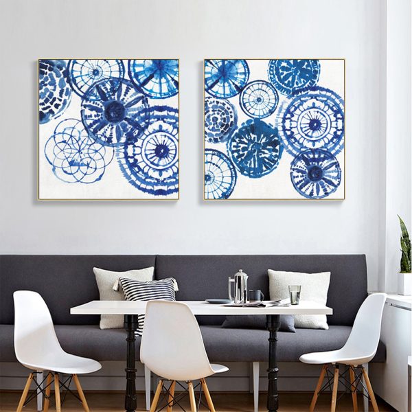 Wall Art - Blue Day (2 sets)- Canvas Prints-Poster Prints