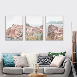 Wall Art - Italy Cinque Terre (3 Sets) - Poster Prints -Canvas Prints