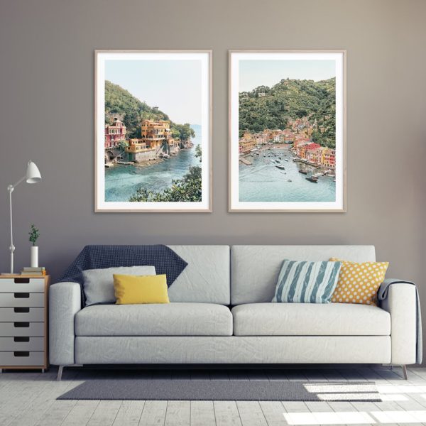 Wall art - Italy Coast 2 sets - Canvas Prints- Poster Prints