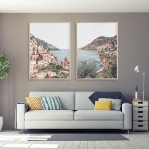 Wall art - Italy Positano 2 sets - Canvas Prints- Poster Prints