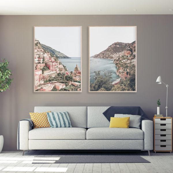Wall art - Italy Positano 2 sets - Canvas Prints- Poster Prints