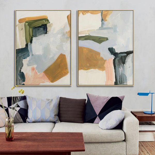 Wall art - Palette Meld (2 sets)- Canvas Prints- Poster Prints