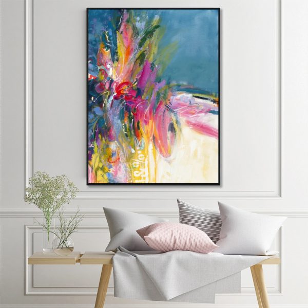 Wall Art - Abstract Blue - Canvas Prints-Poster Prints - Image 2