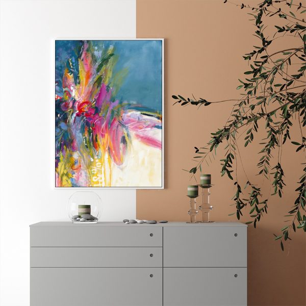 Wall Art - Abstract Blue - Canvas Prints-Poster Prints - Image 3