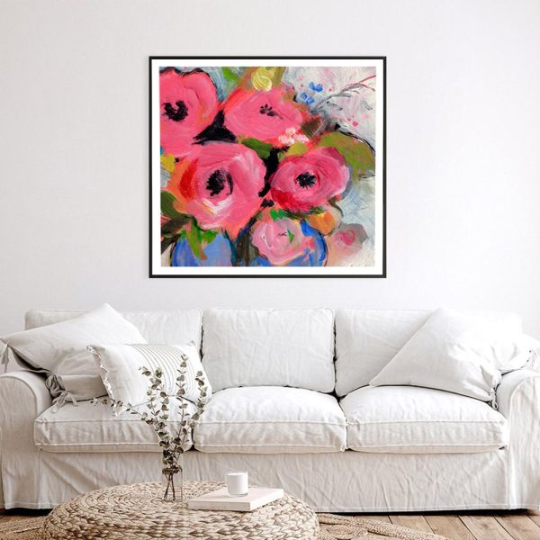 Wall Art - Bouquet In Pink - Canvas Prints-Poster Prints - Image 2